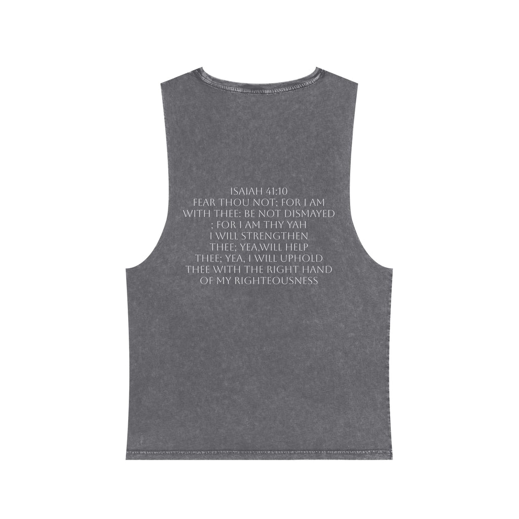 “FEAR NOT” Unisex Stonewash Tank Top