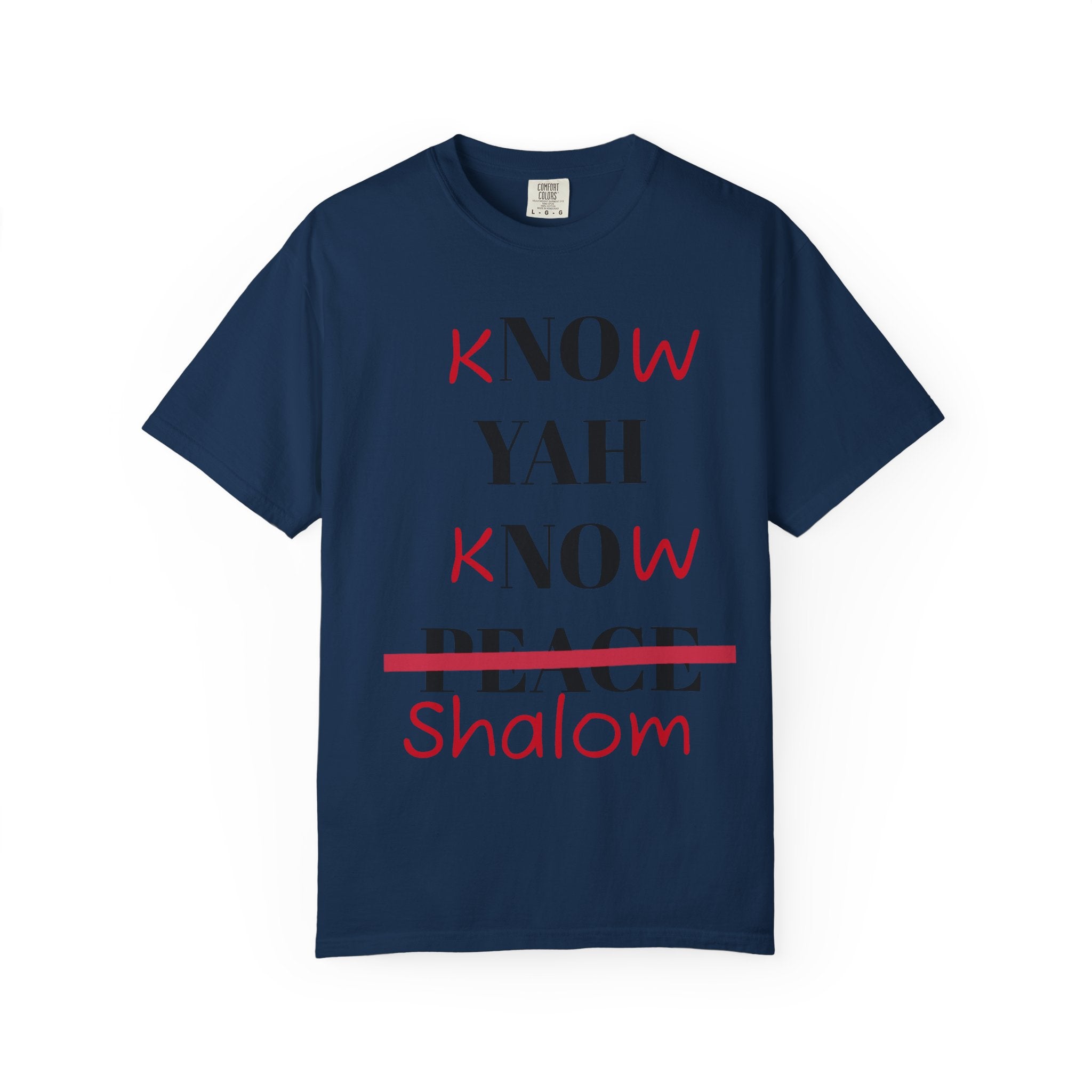 Women’s “Know Yah” Unisex Garment-Dyed T-shirt