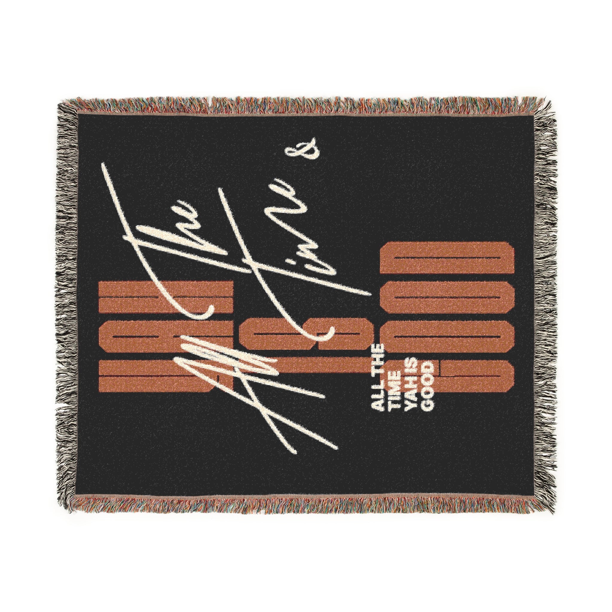 “YAH IS GOOD”  Woven Blanket
