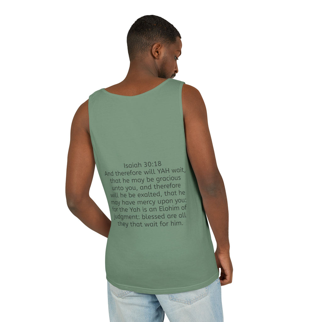 “YAH’s plans” Unisex Garment-Dyed Tank Top