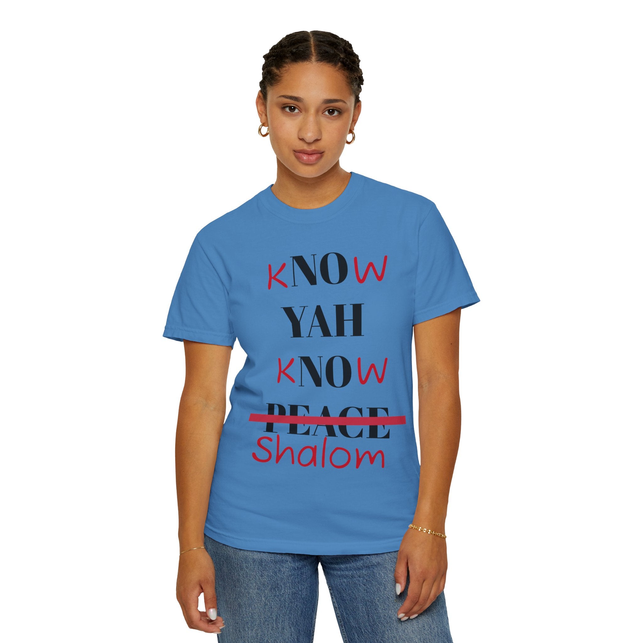 Women’s “Know Yah” Unisex Garment-Dyed T-shirt