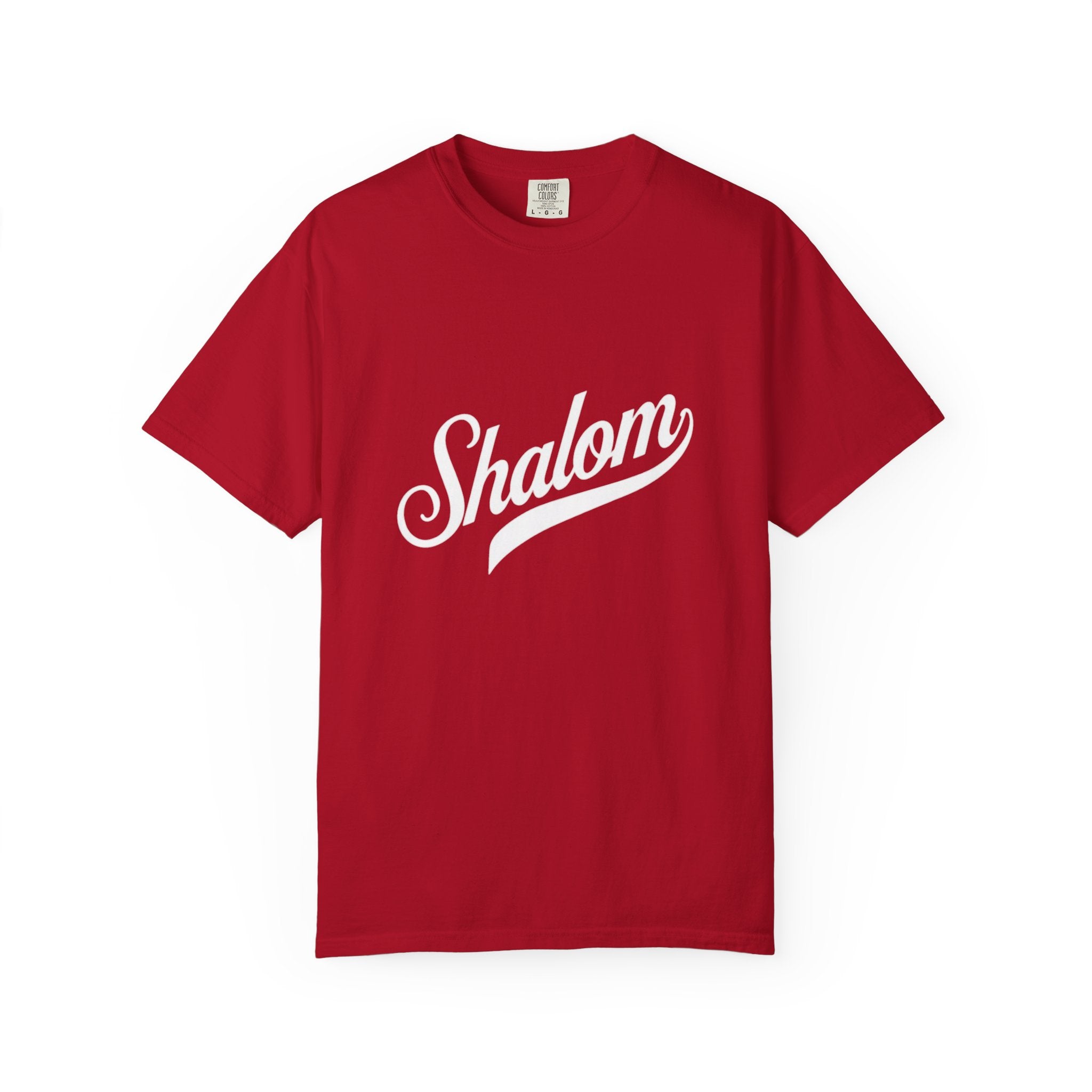“Shalom” Unisex Garment-Dyed T-shirt