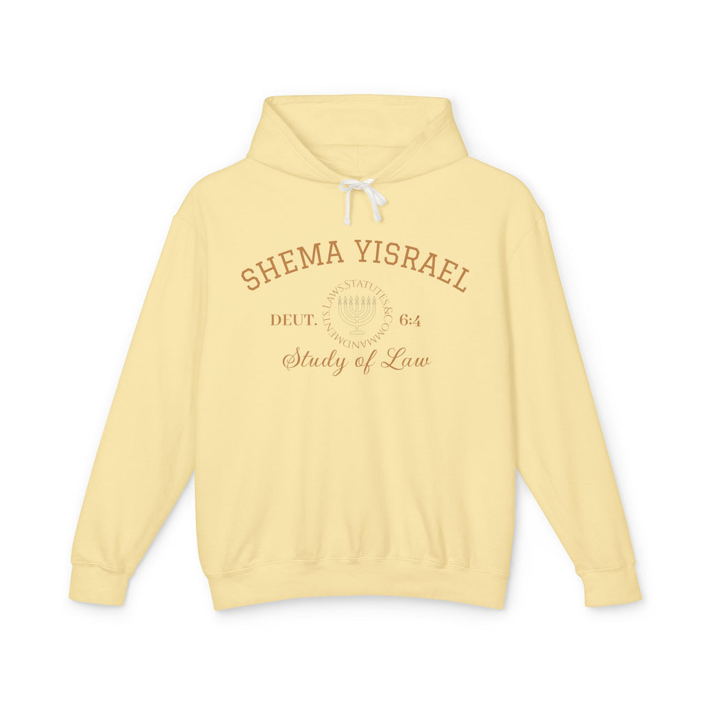 Women’s “SHEMA YISRAEL university” Unisex Lightweight Hooded Sweatshirt
