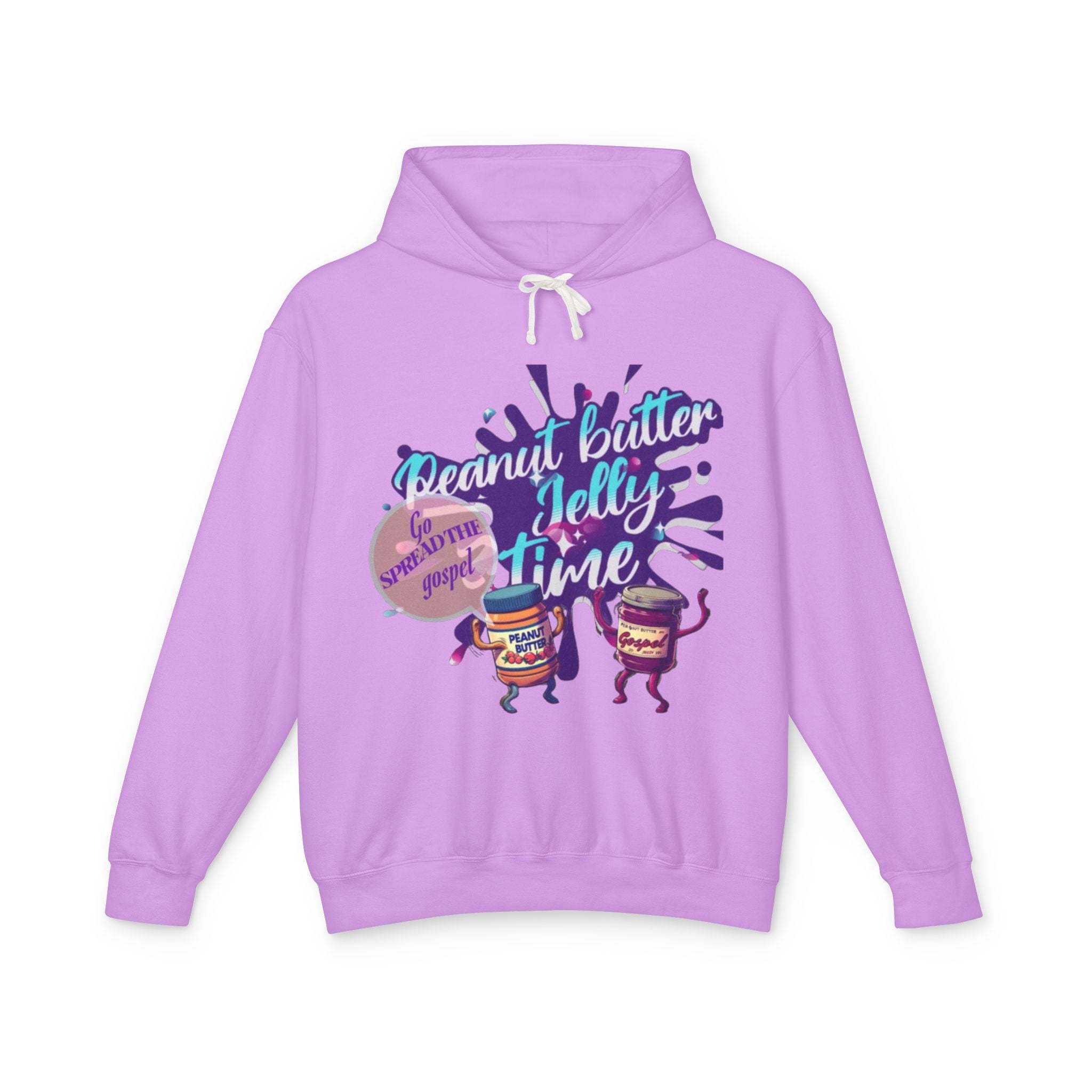“Peanut butter jelly “ Lightweight Hooded Sweatshirt