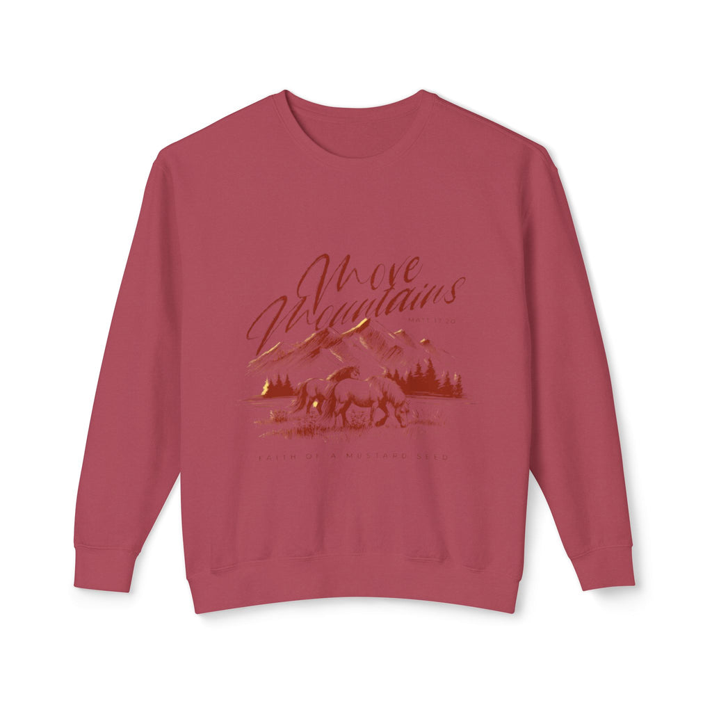 Move mountains Lightweight  Sweatshirt