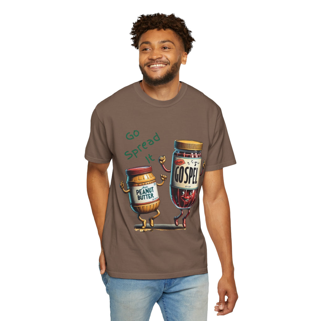 “Spread the gospel” Unisex Garment-Dyed T-shirt