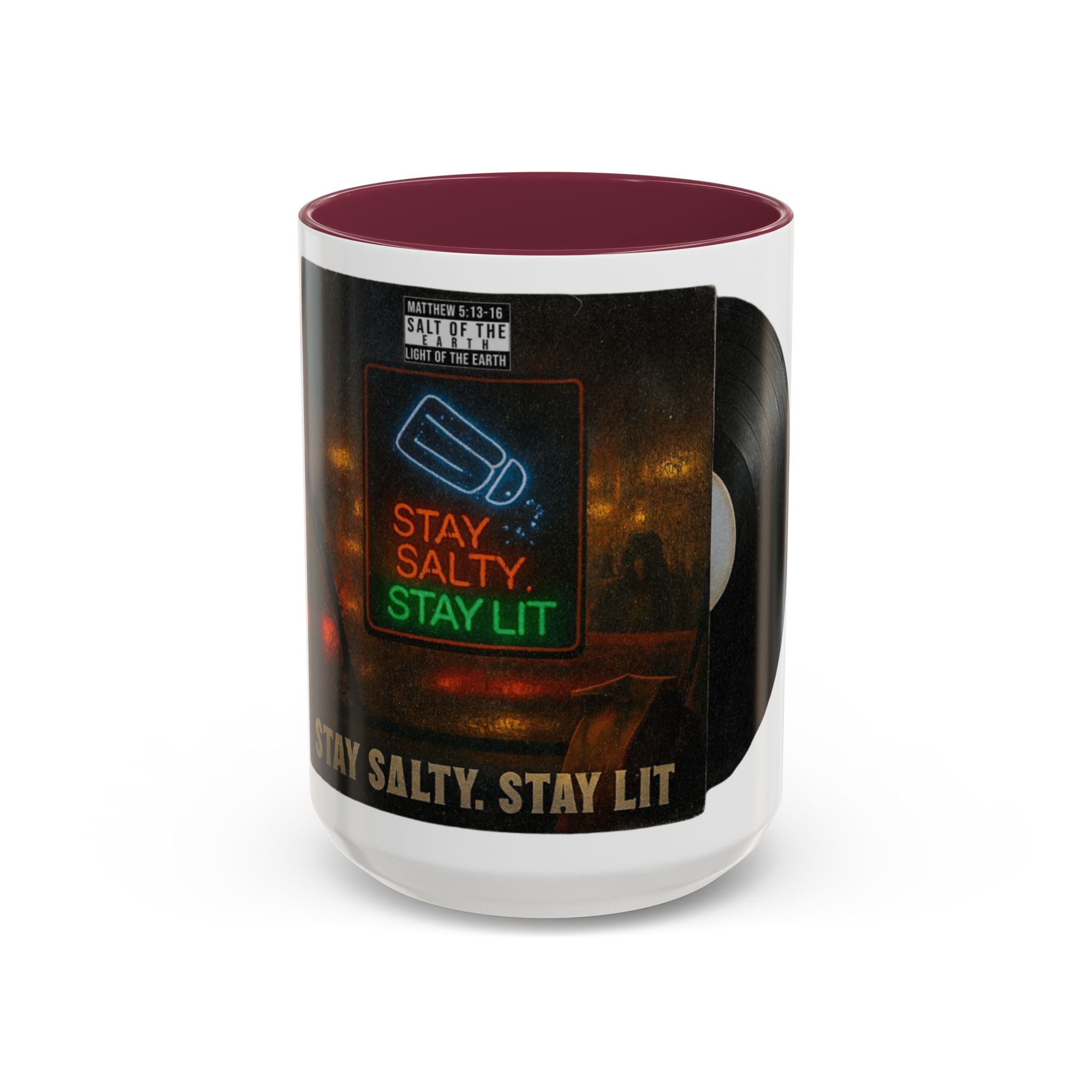 “Stay salty”  Colorful Mugs (11oz, 15oz)