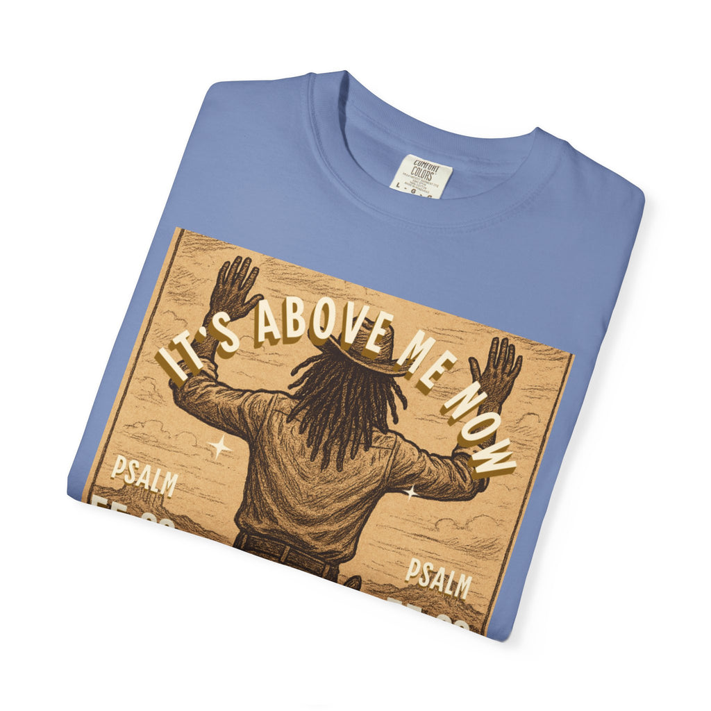 “Cast thy burdens” Unisex Garment-Dyed T-shirt