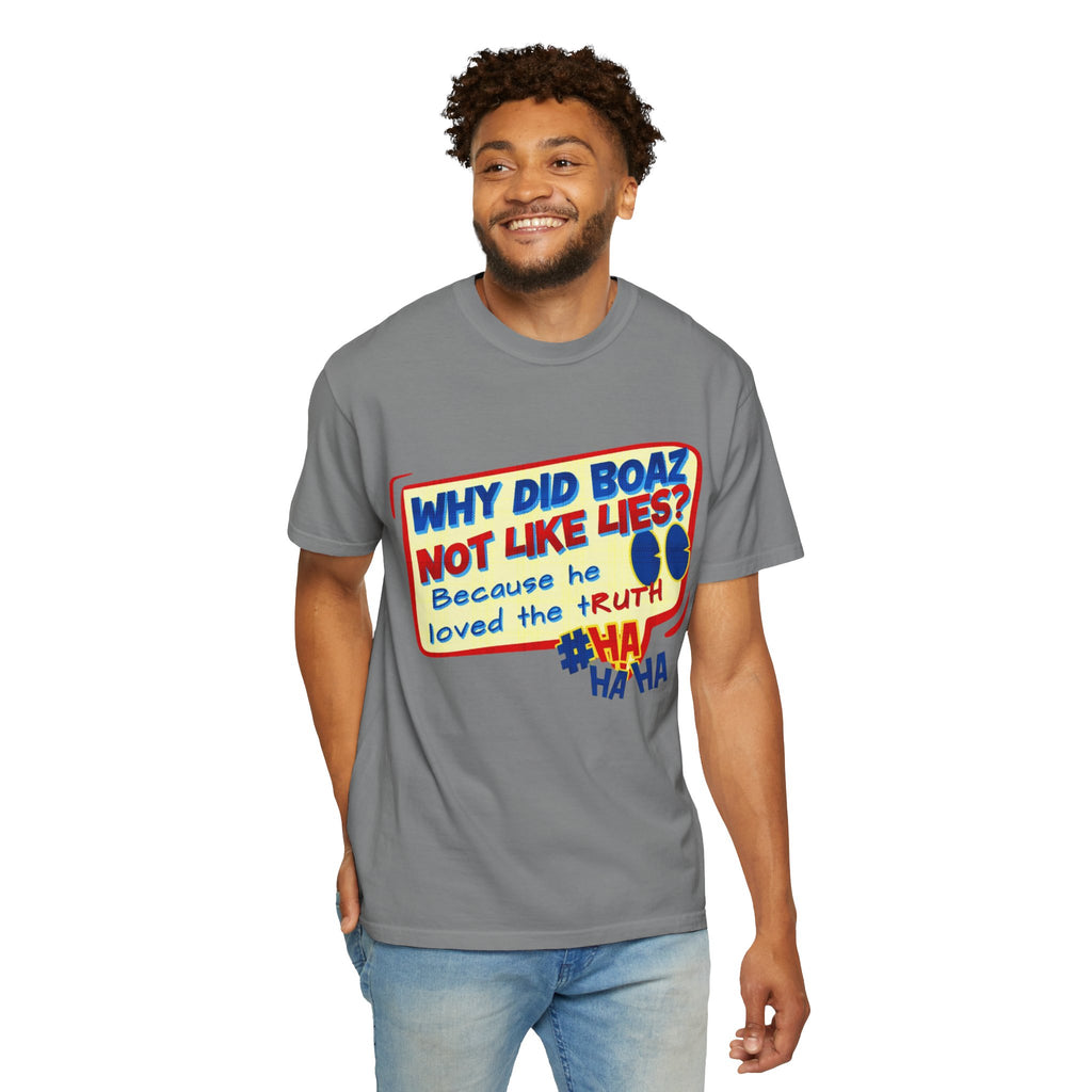 “Boaz” Unisex Garment-Dyed T-shirt