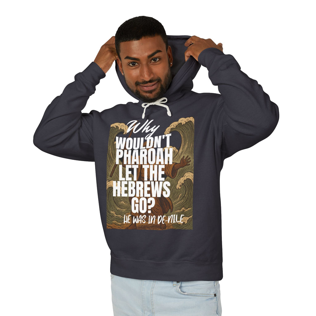 “Pharaoh DAD JOKE” Unisex Lightweight Hooded Sweatshirt
