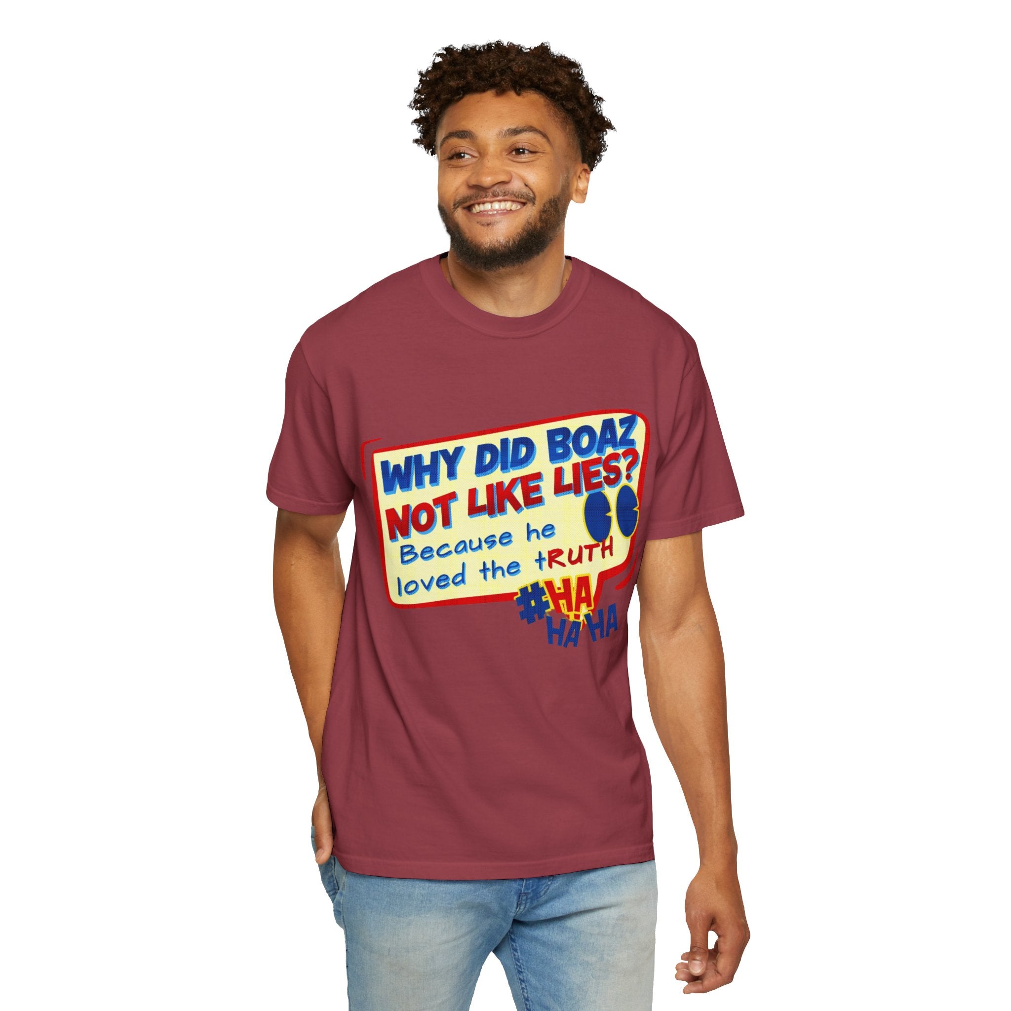 “Boaz” Unisex Garment-Dyed T-shirt