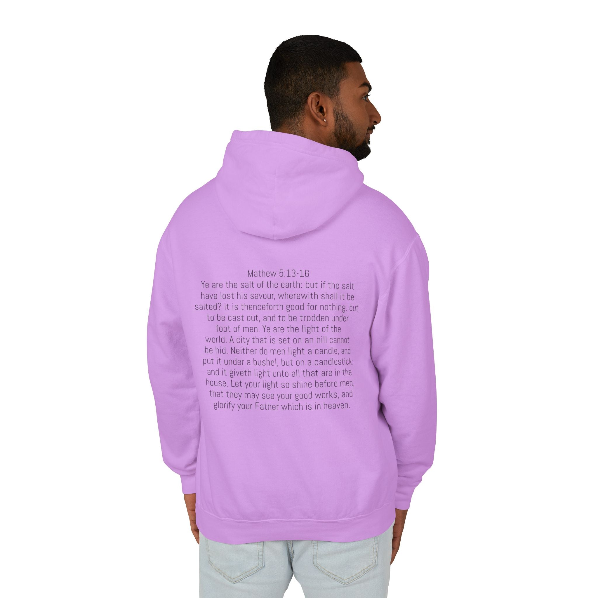 “Salty and lit” Unisex Lightweight Hooded Sweatshirt