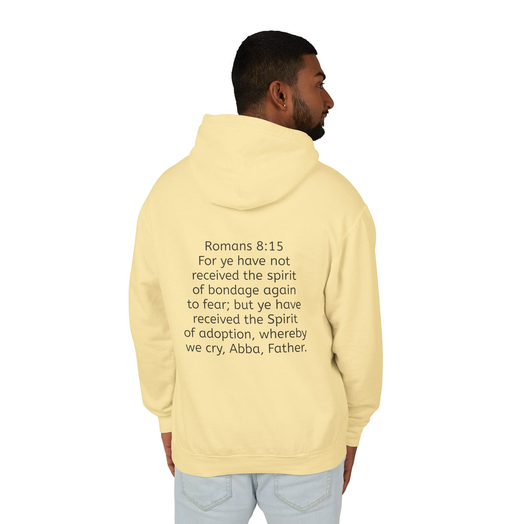 “No longer a slave” Unisex Lightweight Hooded Sweatshirt