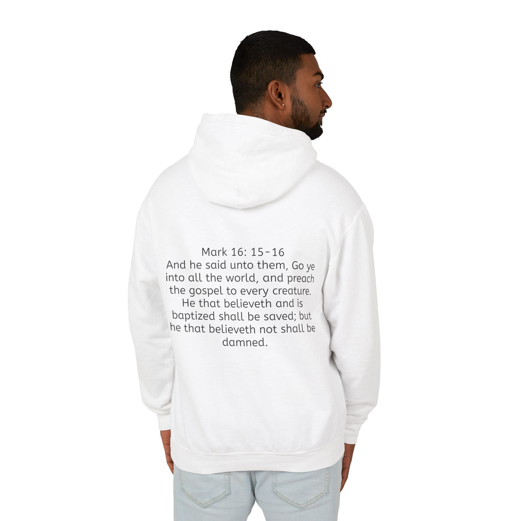 “SPREAD THE GOSPEL” Unisex Lightweight Hooded Sweatshirt