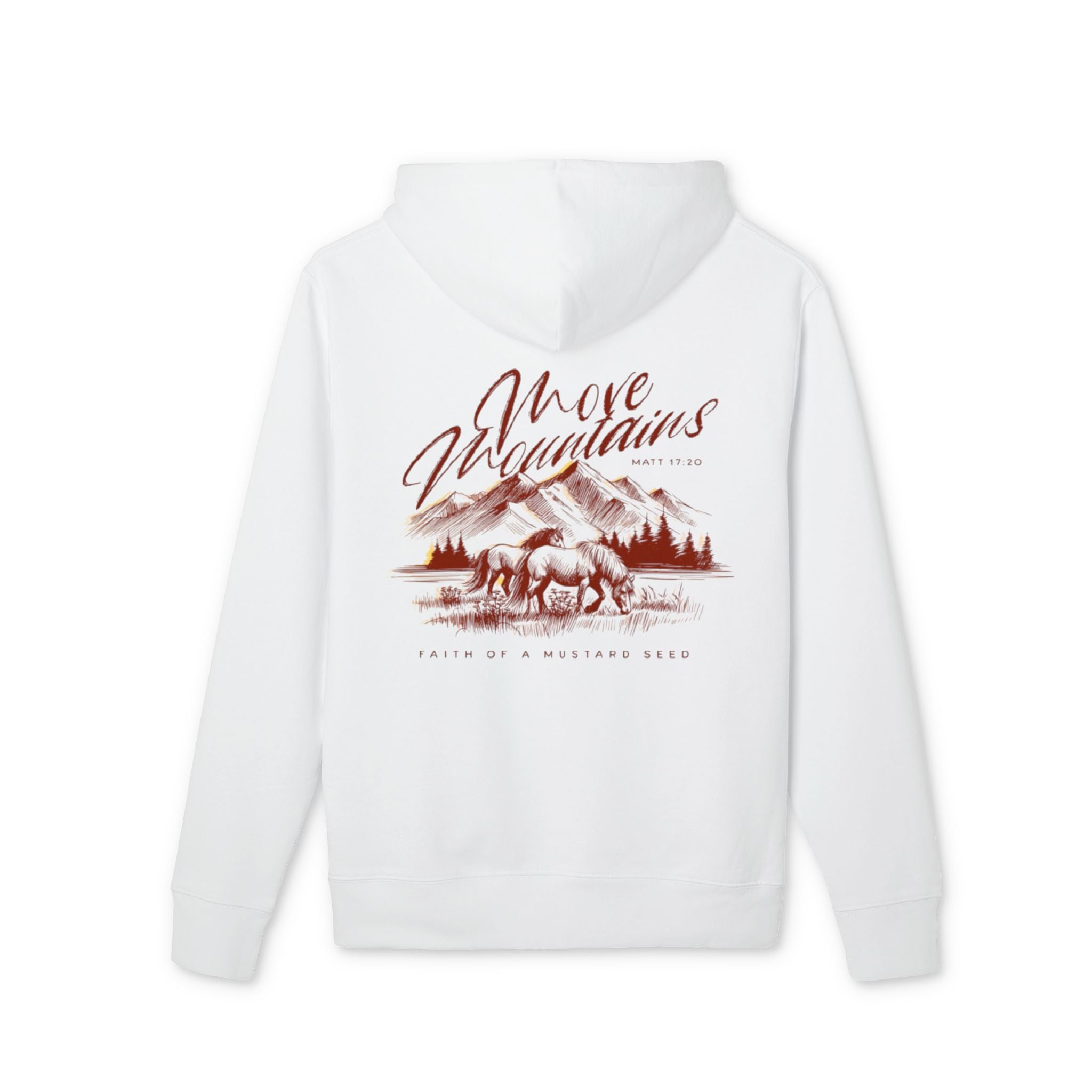 “Move mountains” Heavy Hoodie