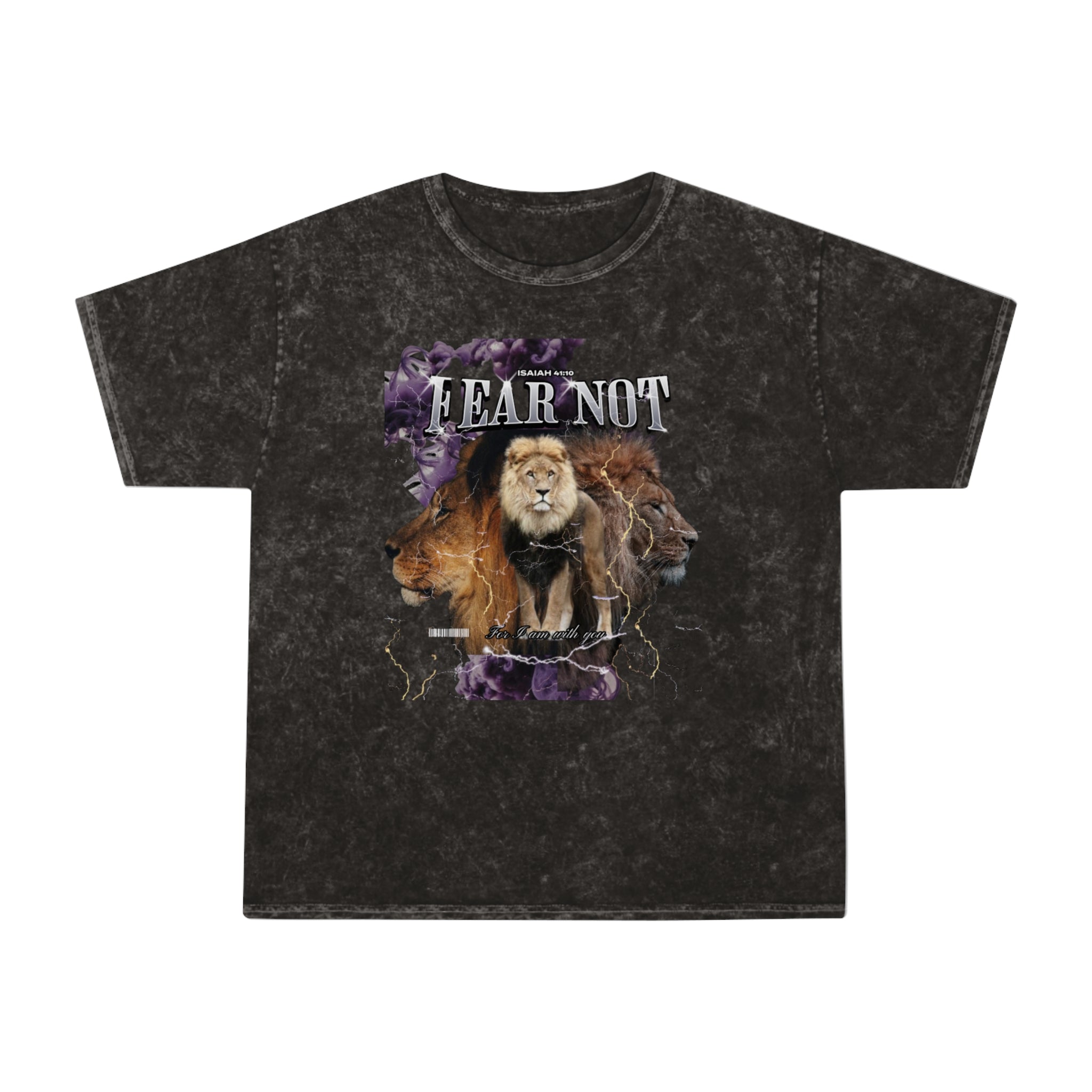 “FEAR NOT” Unisex Mineral Wash T-Shirt