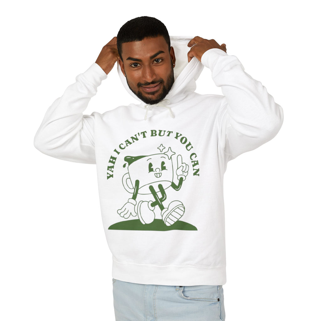 “Yah can” Unisex Lightweight Hooded Sweatshirt