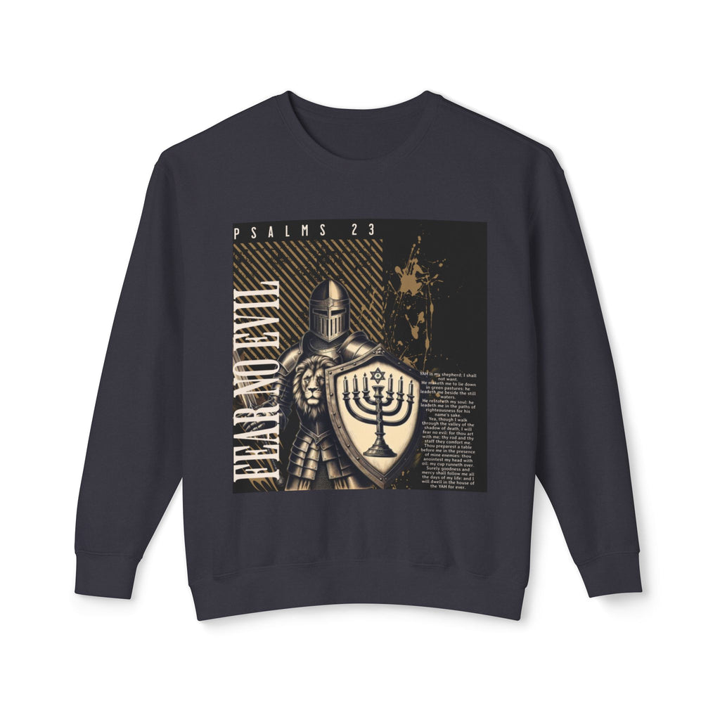 Women’s “Fear no evil” Unisex Lightweight Crewneck Sweatshirt