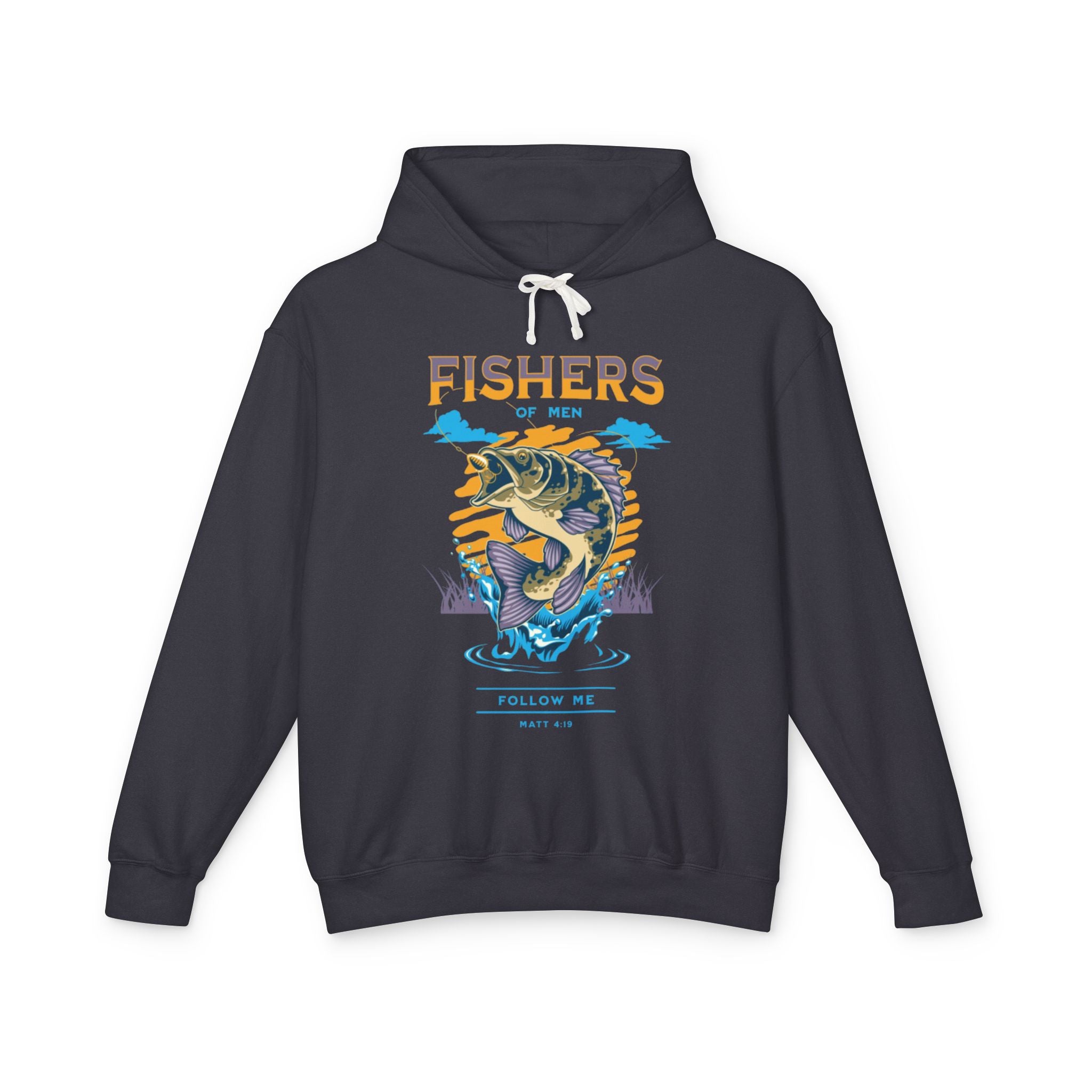 “Fishers of men” Lightweight Hooded Sweatshirt