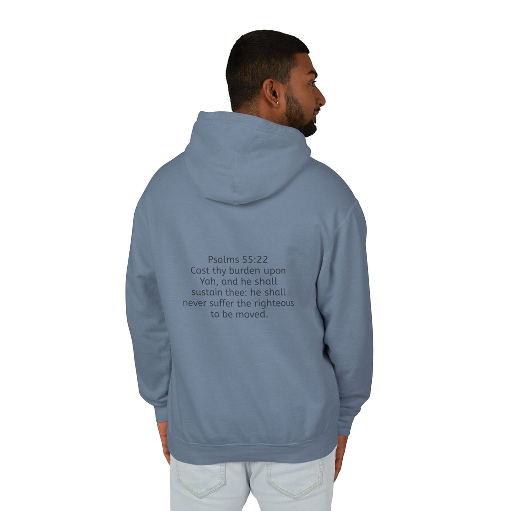“It’s above me now” Unisex Lightweight Hooded Sweatshirt