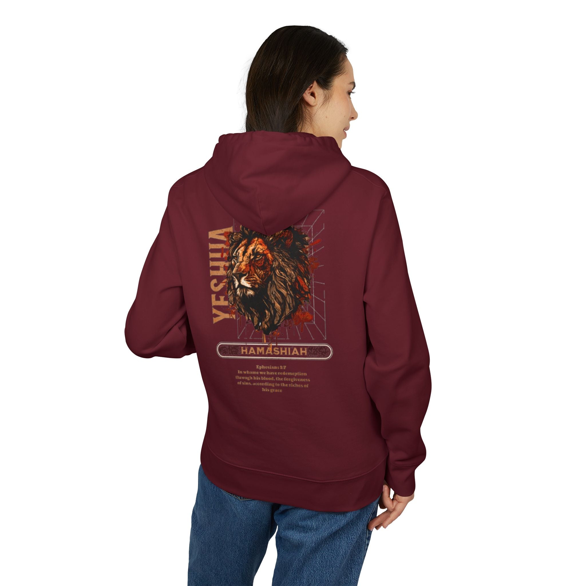 Women’s “YESHUA HAMASHIAH” heavy Hoodie