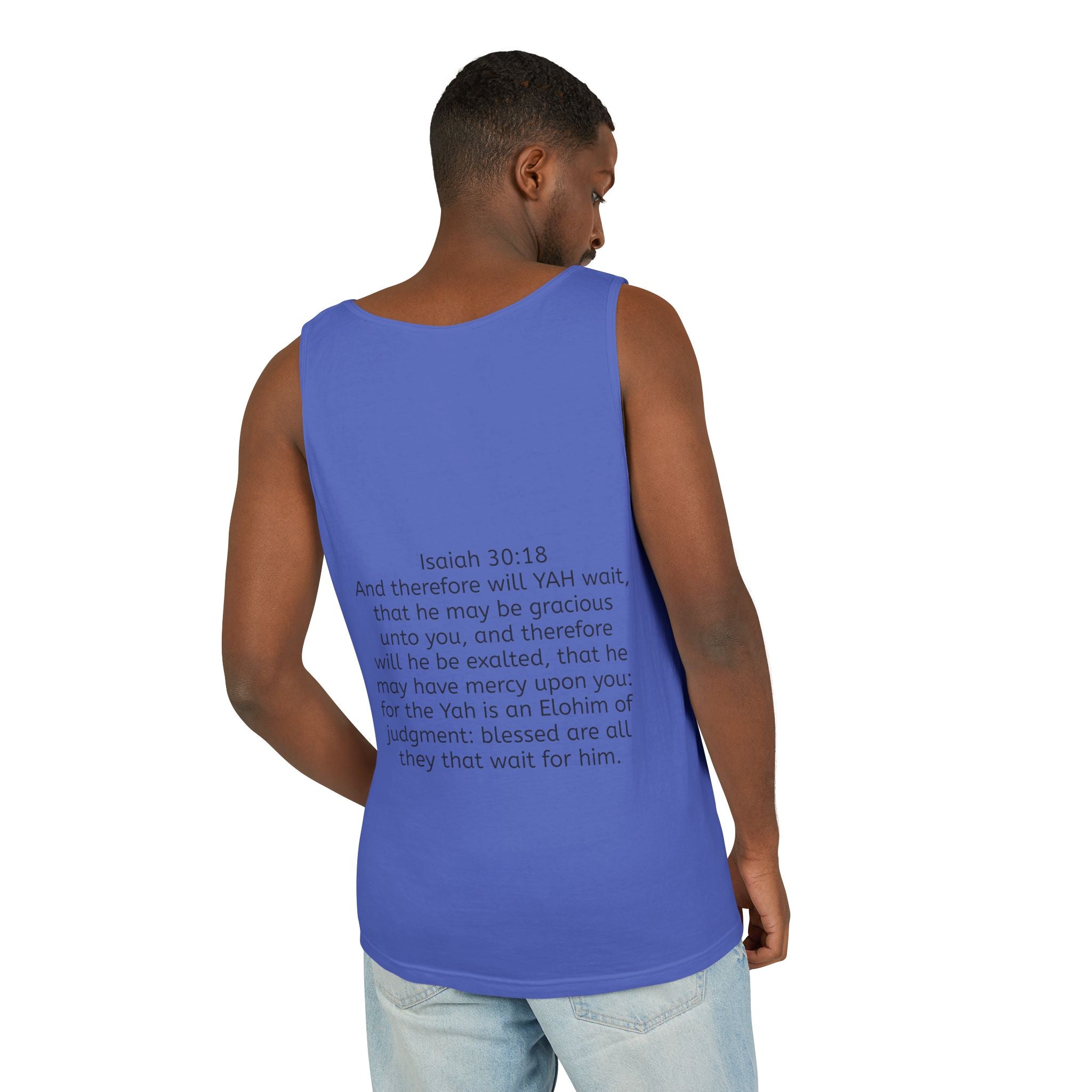 “YAH’s plans” Unisex Garment-Dyed Tank Top