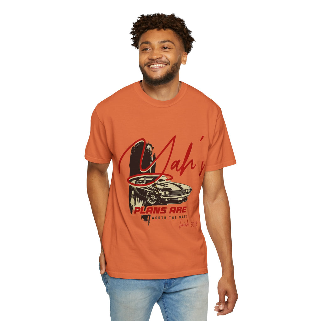 “YAH’s plans” Unisex Garment-Dyed T-shirt