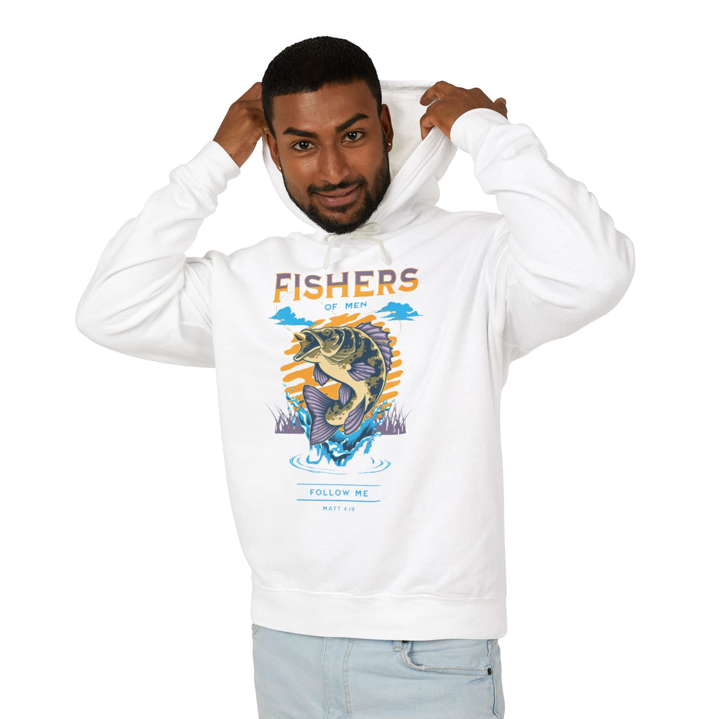 “Fishers of men” Lightweight Hooded Sweatshirt