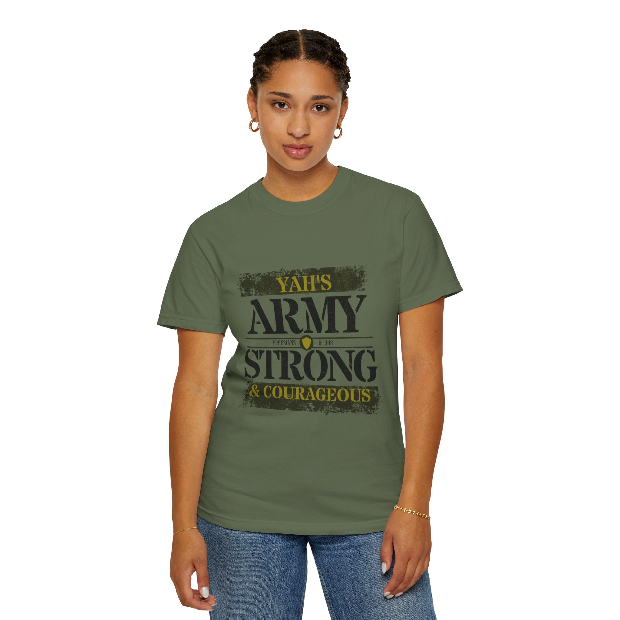 Women’s “Yah’s Army” Garment-Dyed T-shirt