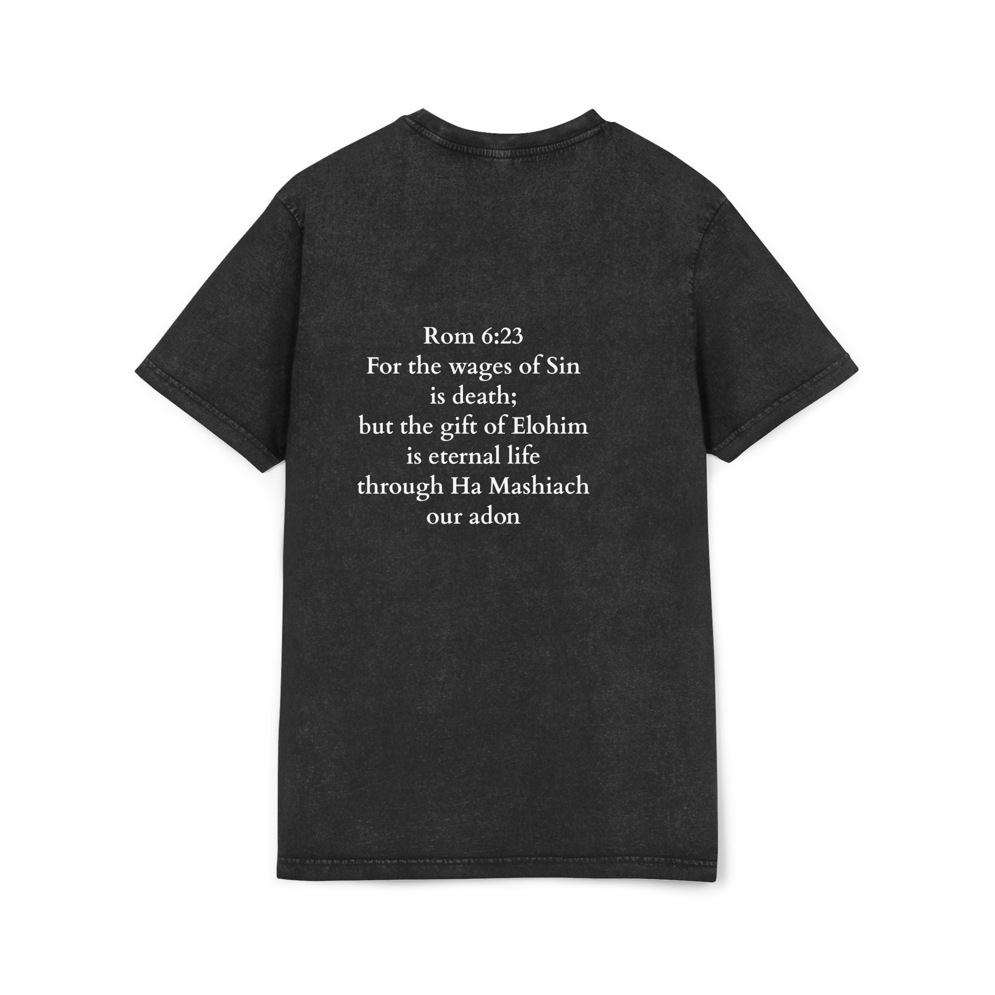 “Paid in full” Acid Washed Round Neck Tee